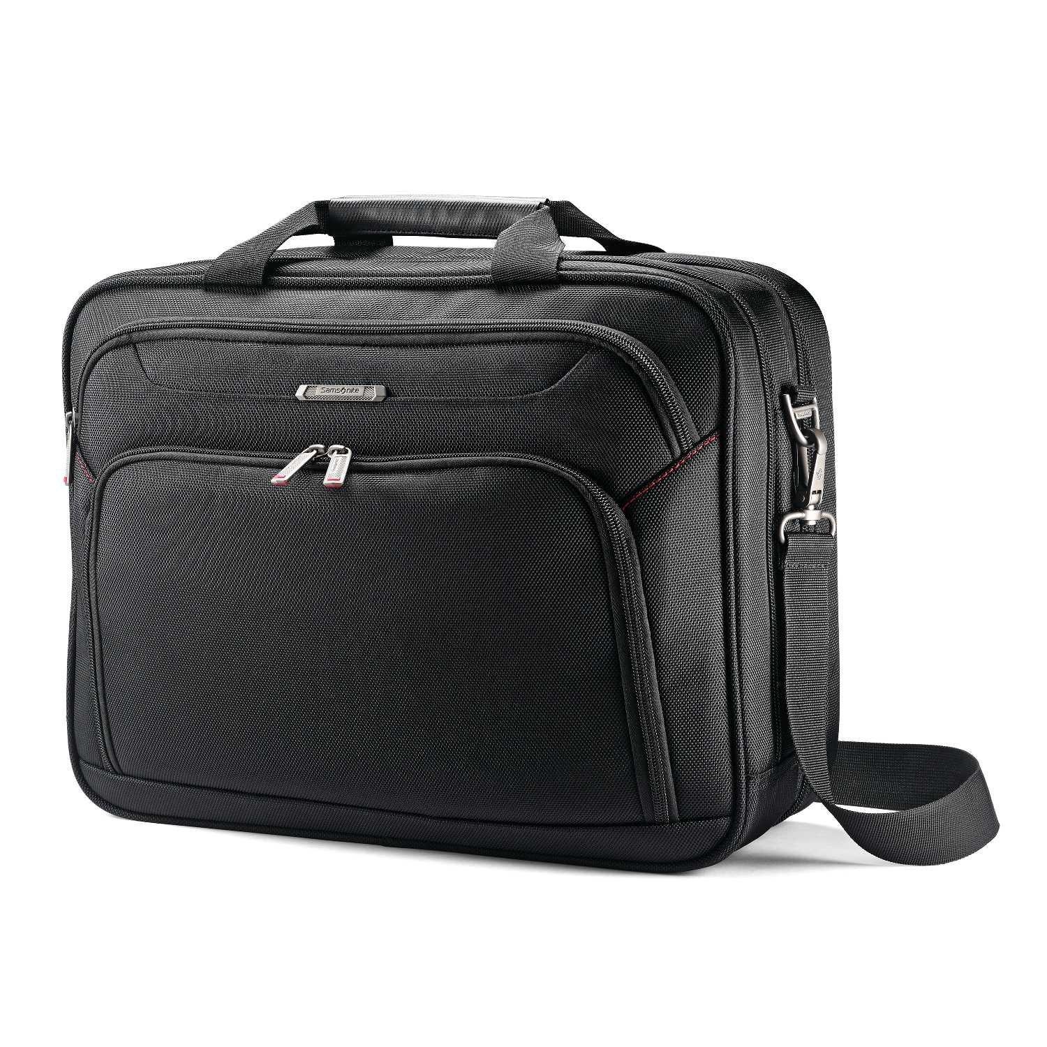 

Briefcase XENON 3 Black Two Gusset Brief Checkpoint Friendly Black Business Bag Commuting Business Trip [Samsonite] 89433-1041 - Men s чорний