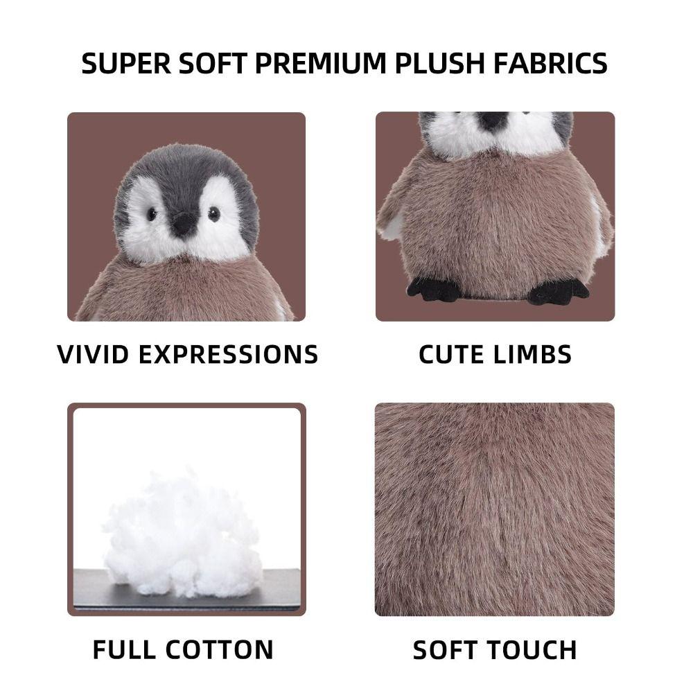 Polar Animal Penguin Plush Toy Soft Plushie Penguin Doll Stuffed Penguin  Accompany Appease
