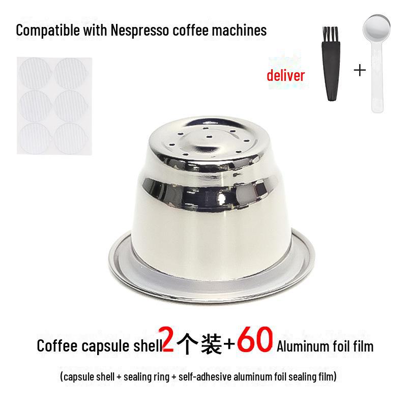 

Совместимая с Nespresso самодельная многоразовая кофейная капсула из нержавеющей стали