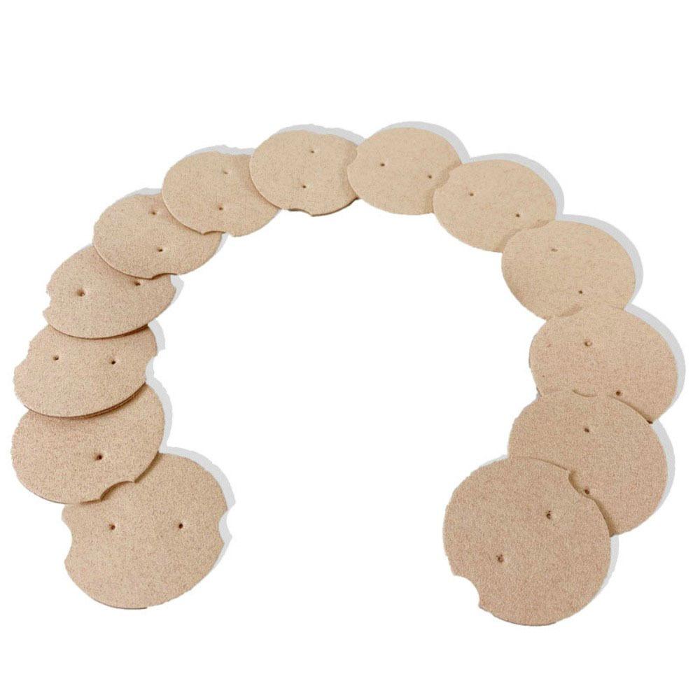 

12Pcs Round Earrings Card Holder Simple Earrings Display Rack Mini Rings Display Pads Outdoors 12pcs тілесний