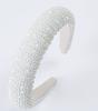 3cm Width Crystal Luxury Girl's Handmade Beaded Hairband Braided Rhinestone Bead Headband