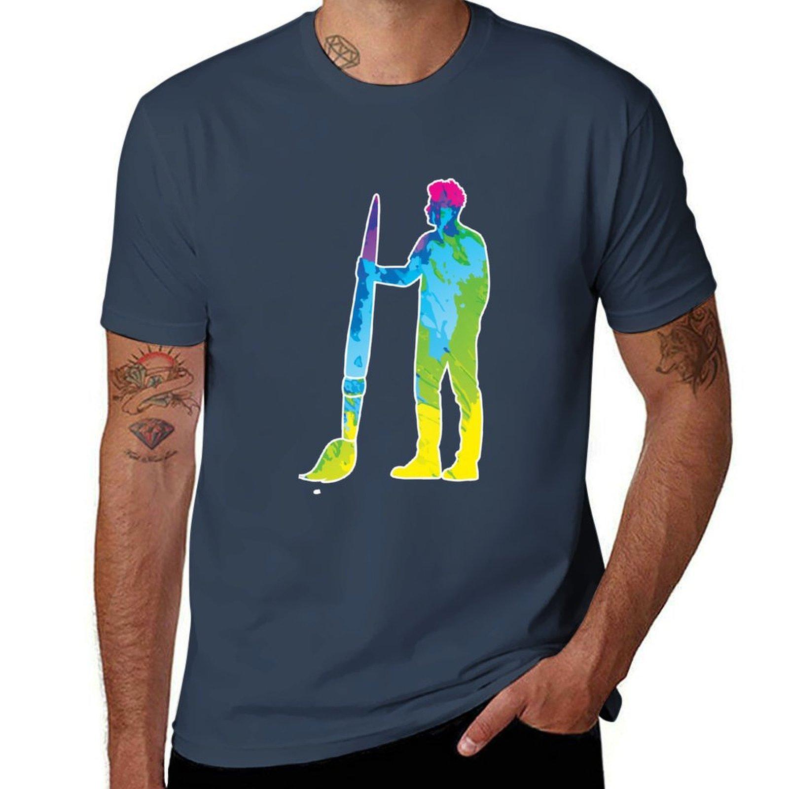 I am a Painter (Unisex Standing Print) TShirt Basic Short Sleeve Cotton Blend TShirt S