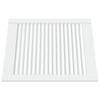 Cabinet Doors with Louver Design 2 Pcs White 61.5 X 49.4 Cm Solid Wood
