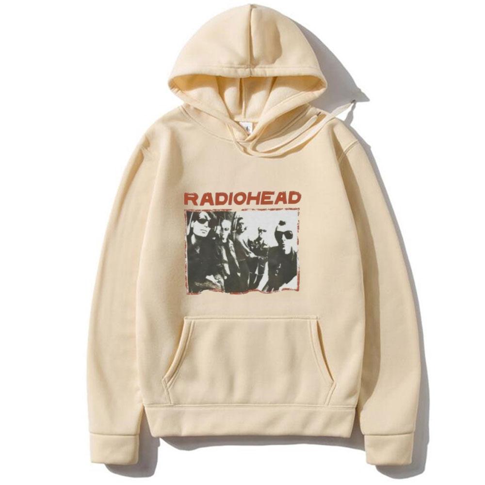 Radiohead Hoodies Punk Indie Rock Band Print Streetwear Unisex Frauen Übergroße Sweatshirts Hoodie Hip Hop Pullover Unisex Trainingsanzug