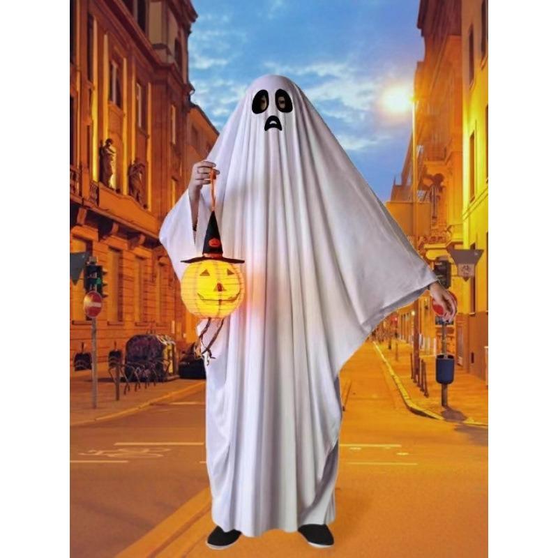Halloween Red Face Black Face Masquerade Dress Up Children Costumes Cape Cape Ghost Children Halloween Adult