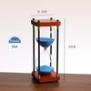 Retro Glass Hourglass Timer - 30 or 60 Minutes Desktop Ornament, Perfect for Graduation Gifts