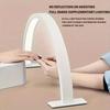 Led Nail Lamp Half Moon White Light Usb Plug Refill Light For Beauty Salon Nail Salon Bedroom Desktop Dressing Work Light