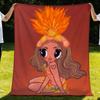 Karol G Tropicoqueta Blanket Soft Warm Furry Throw Super Kids Toys Bed Sofa Car Cradle