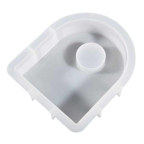 Silikonform für Harz-Uhrherstellung Langlebiges Premium-Silikon mit einzigartiger Form für DIY-Zifferblatt mit römischen Ziffern Einfach zu lösende Bastelform für Epoxid