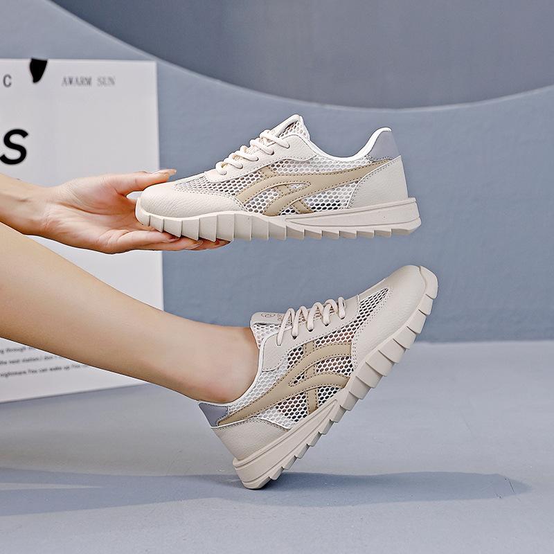 

Little white shoes sports and leisure mesh breathable women s shoes 2024 summer new popular versatile flat-soled Forrest Gump shoes 00 40 хакі