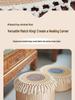 Round Tatami Floor Cushion for Reading, Meditation, and More
