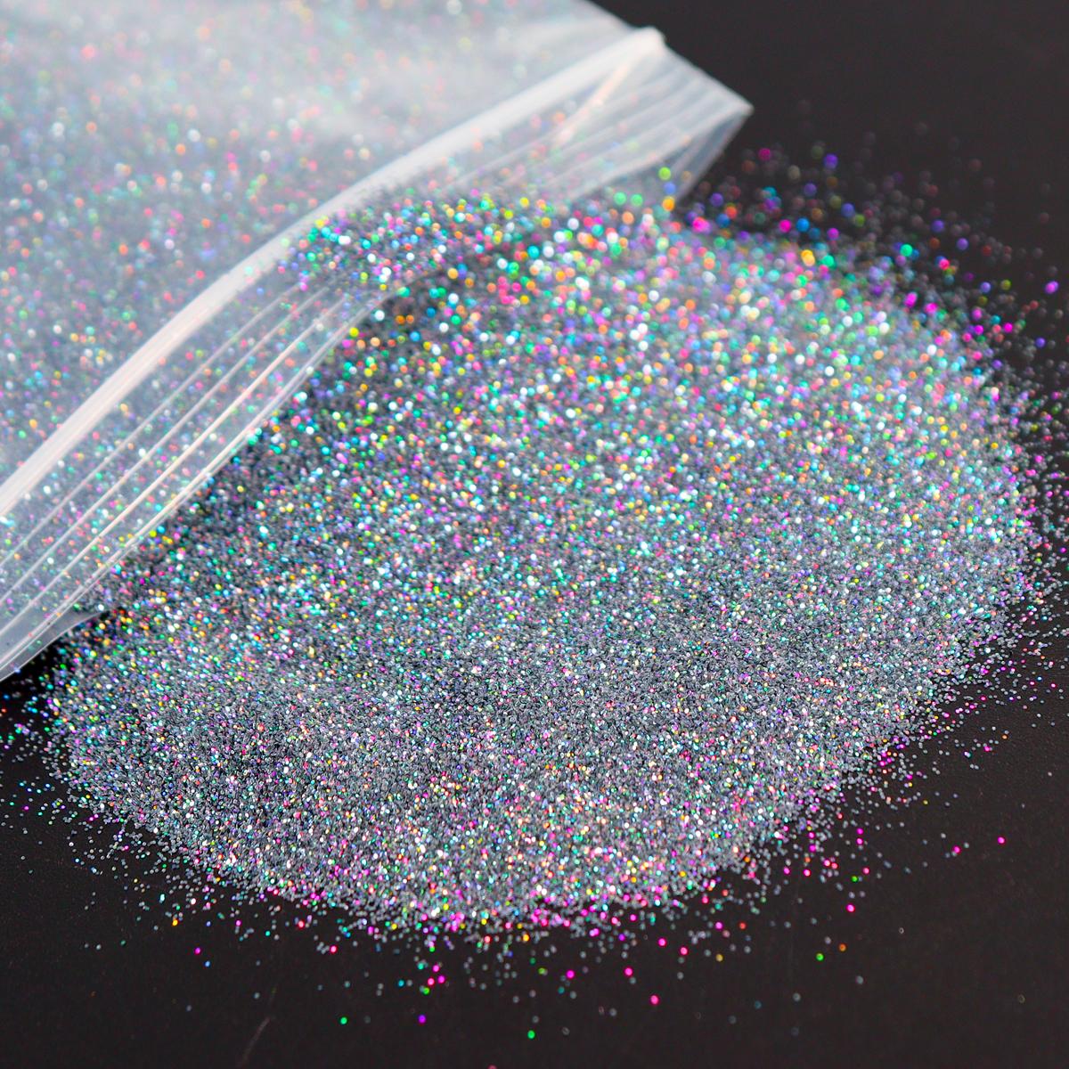 

50 г голографический лазерный блеск для ногтей, порошок для ногтей, блестящий пигмент, украшение «сделай сам»