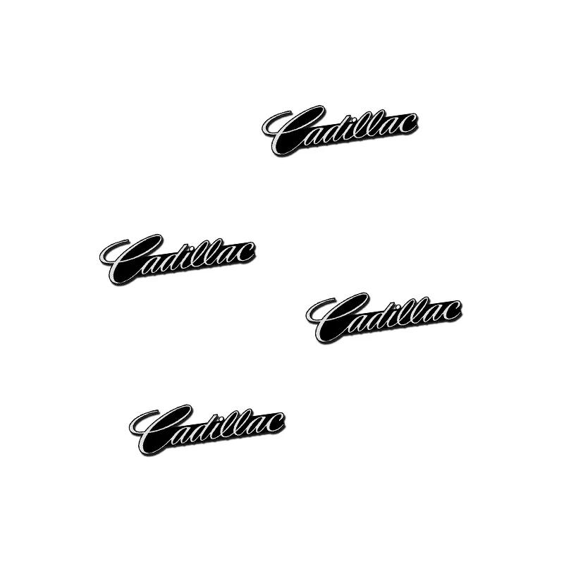 4pcs Car Audio Sound Speakers Stickers Decals  Styling for Cadillac Escalade Deville Seville XT5 XTS CTS BLS SLS Accessories