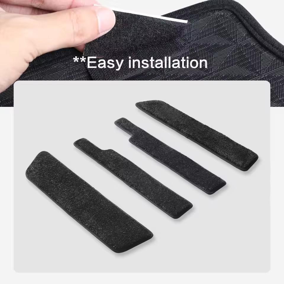 4pcs/Set for Mitsubishi DELICA D:5 D5 2019 2020 Front Rear Pad Door Sill Protect Carpet Floor Mats Car Interior Accessories