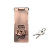 Buckle Burglarproof Cupboard Zinc Alloy Drawer Cabinet Door Lock Keyed Hasp Lock