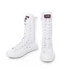 Módní dámské vulkanizované boty Mid Top boční zip plátěné boty dámské taneční prodyšné měkké pohodlné dámské boty tenisky žena