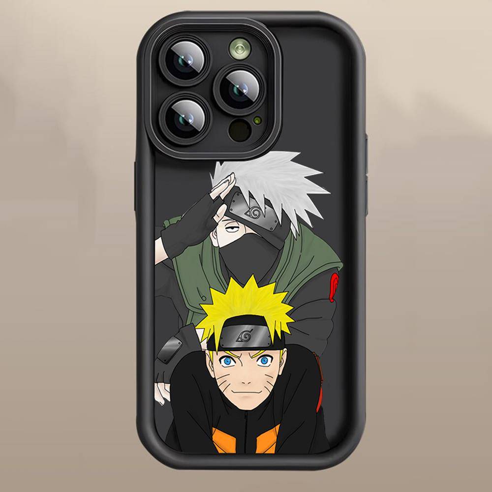Pouzdro D-34 Naruto Kakashi pro iPhone 15 14 13 12 8 Plus Samsung S24 S23 Ultra A04S A05S Huawei P40 P50 P60 Nova 11 Pro Max OPPO A17K Reno 10
