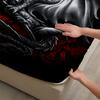 1pc Magic World Dragon 3D Fitted Sheets Boys Girls Twin Queen Size Bed Kids Adult Fashion Home With No Pillowcases