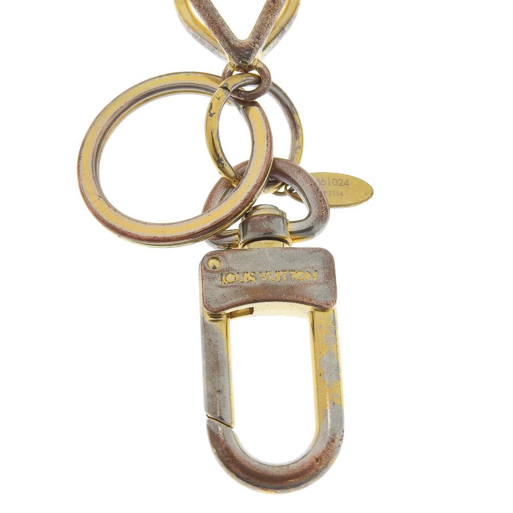 LOUIS VUITTON LV Sphere key ring M61024 charm Plated Gold unisex Used