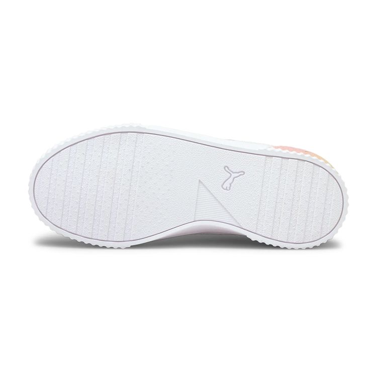 Puma Carina Sports Low-Top Kids Sneakers Kids Sneakers White Yellow 368765-01