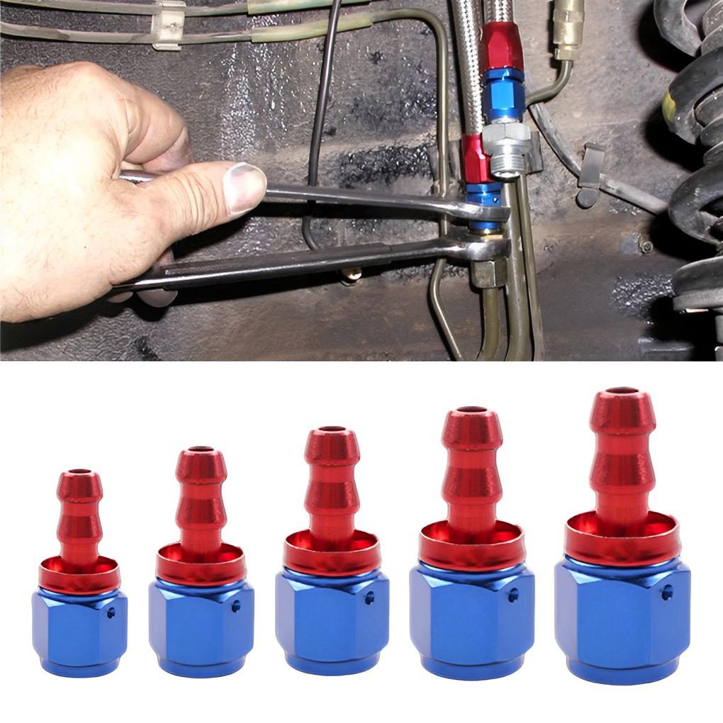 4piece Universal Aluminum Oil Fuels Fitting For Wide Application And Aluminum Alloy Is Sturdy