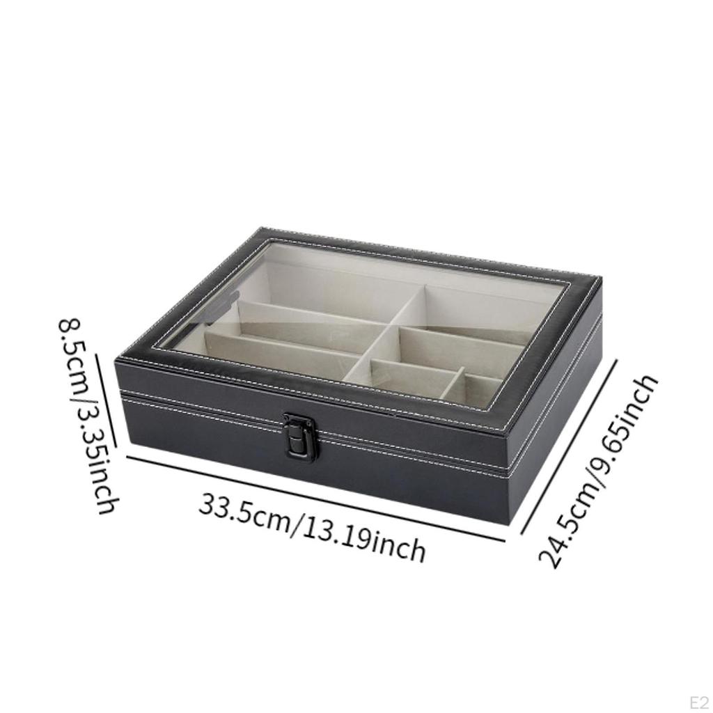 10 Slots Sunglasses Case Organizer,Multiple Storage Case,Display Case,Eyeglass Glasses