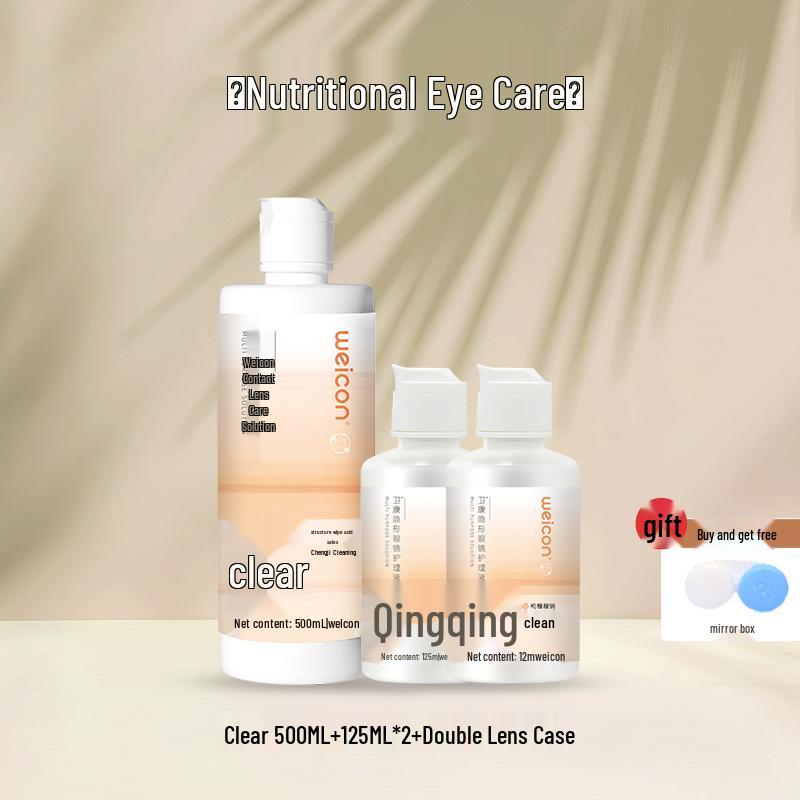 ვეიკანგ ჩენსი ფერადი კონტაქტური ლინზების ხსნარი ქალებისთვის - მიოპიის მოვლა, ხელმისაწვდომია დიდ და პატარა ბოთლებში