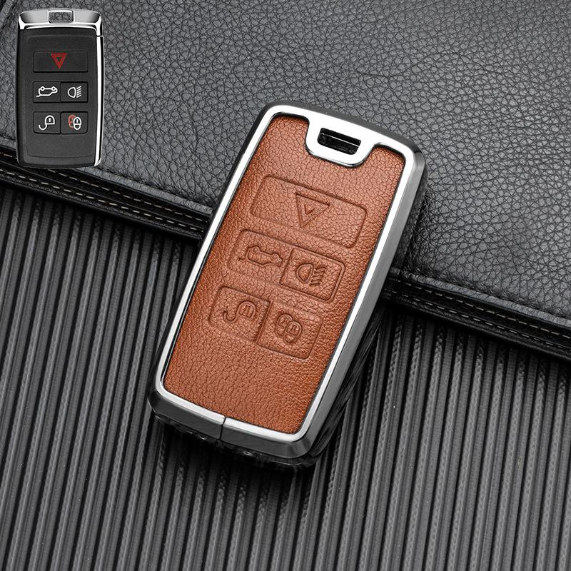 Zinc Alloy Car Remote Key Case Cover Shell Fob for Land Rover Range Rover Evoque Discovery Sport Velar for Jaguar XE E-PACE XF