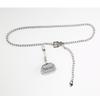 Chain Waistband Silver With Small Bag Womens Clothing Dresses Accessories Coats