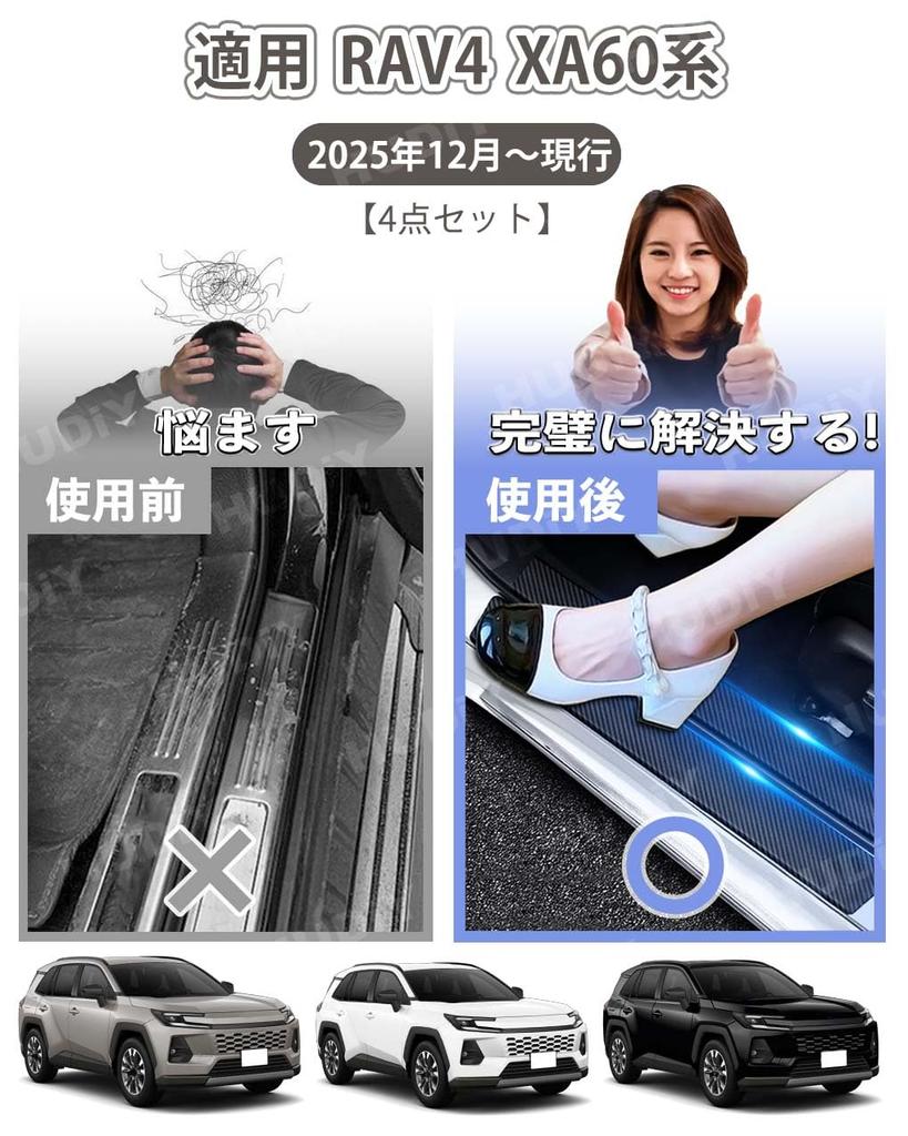 HUDIY RAV4 XA60 Series 2025 Exclusive Scuff Plate Side Step