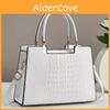 Stylish Large Capacity Crocodile Pattern Women Tote Bag Fashionable Shoulder Handbag With Chic Crossbody Design