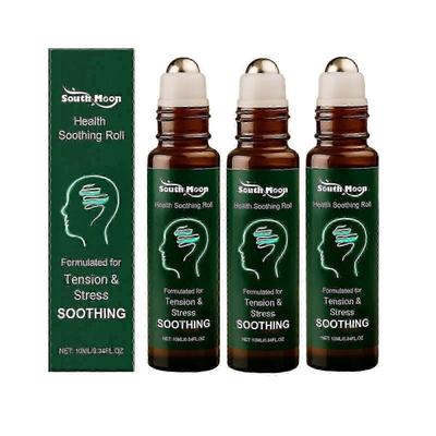 Roll-on łagodzący napięcie i stres, 10 ml, Formuła roślinna, 100% czyste olejki eteryczne klasy terapeutycznej