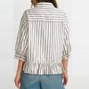 Womens Spring Tops Button Down Striped Blouse Summer Shirts for Women Casual Loose Fit Tshirts Shirts for Women