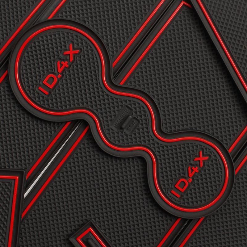 Volkswagen ID.4CROZZ Podkładka do schowka w drzwiach i uchwytu na kubek do przechowywania i dekoracji