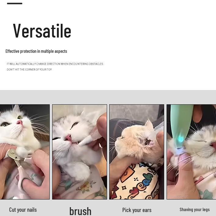 Cat Restraint Kit: Anti-Scratch, Anti-Bite Grooming & Bathing Bag for Nail Trimming
