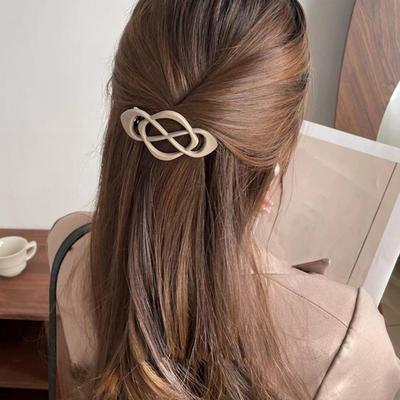 2Pcs Vintage Hair Barrettes French Style Hair Clips Women Girls Matte Finish Hair Pins Hair Accessories