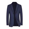 100% Wool Suit Double-sided Woolen Suit Korean Version Slim-fit Solid Color Wool Suit Men's Coat
