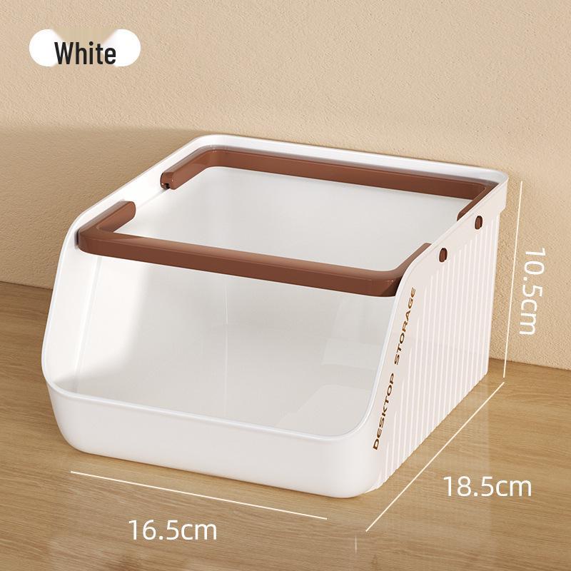 Multi-Purpose Stackable Storage Box for Snacks, Stationery, and Cosmetics