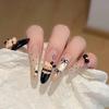 Handmade Kitty Cat Eye Polka Dot Gradient Nail Tips