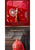 Exquisite Large Ceramic Tea Can with 'Hundred Blessings' Gourd Design: Moisture-proof, Ideal Gift for Elders, Weddings & Business Celebrations