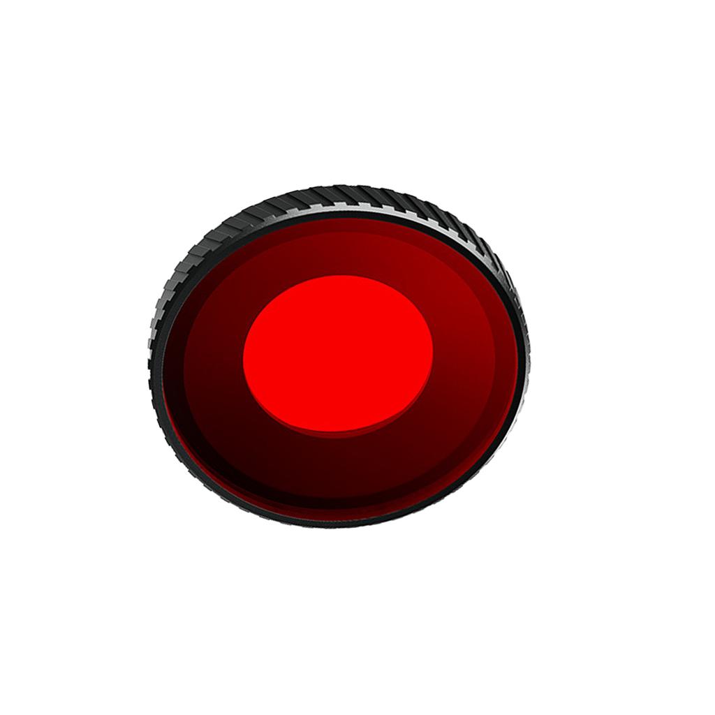 AMagisn Diving Filter Protective Lens Filter Compatible for DJI Osmo Action 5 Pro/ 4 Sports Camera Red