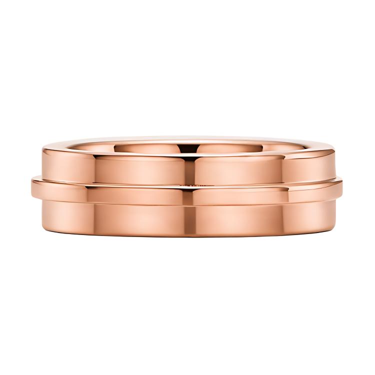 Tiffany & Co.. T-Serie Breiter 5,5 mm 18 Karat Roségold Ring Herrenringe GRP09007