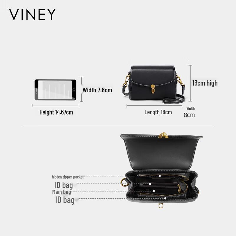 Viney Women's Leather Crossbody Phone Bag