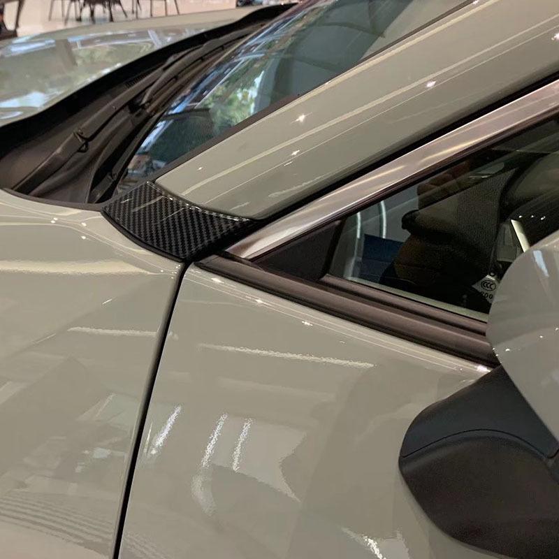 Compatible Exterior Accessories for 2020 Toyota RAV4: Window Trim, B-Pillar, Grille, Fuel Cap, Rear Wiper, and More.