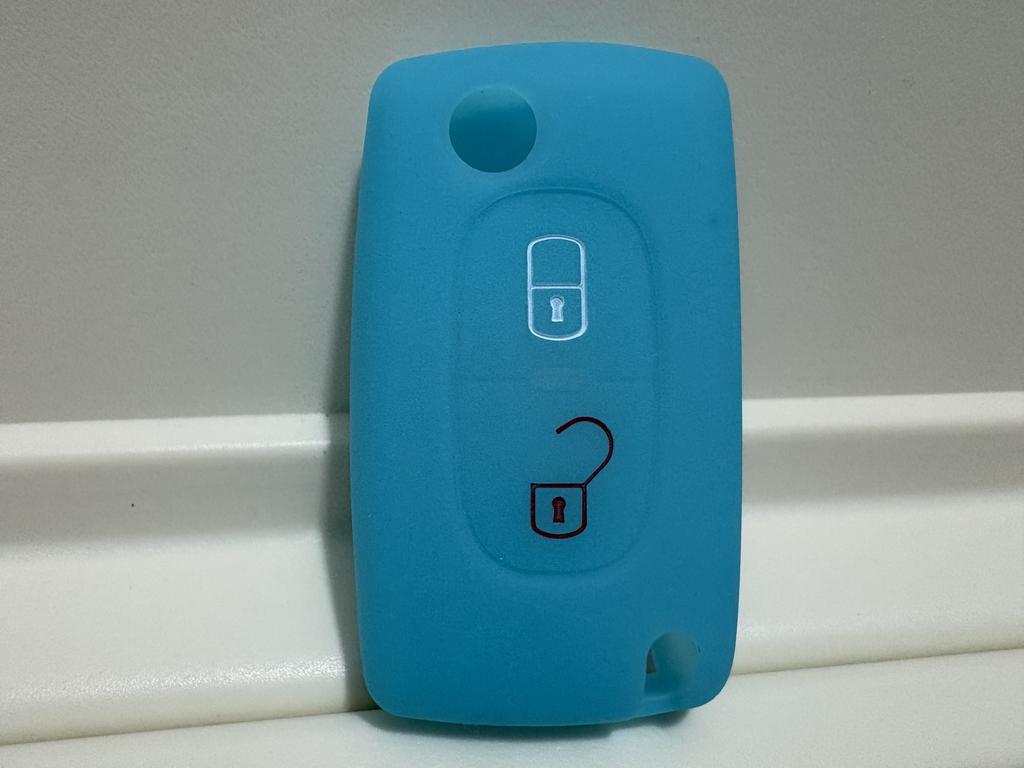 Pusakieyy S Of New Replacement Soft Silicone Car Key Case Fob Cover For Citroen C1 C2 C3 Etc. 2 Button Remote Flip Fob Holder