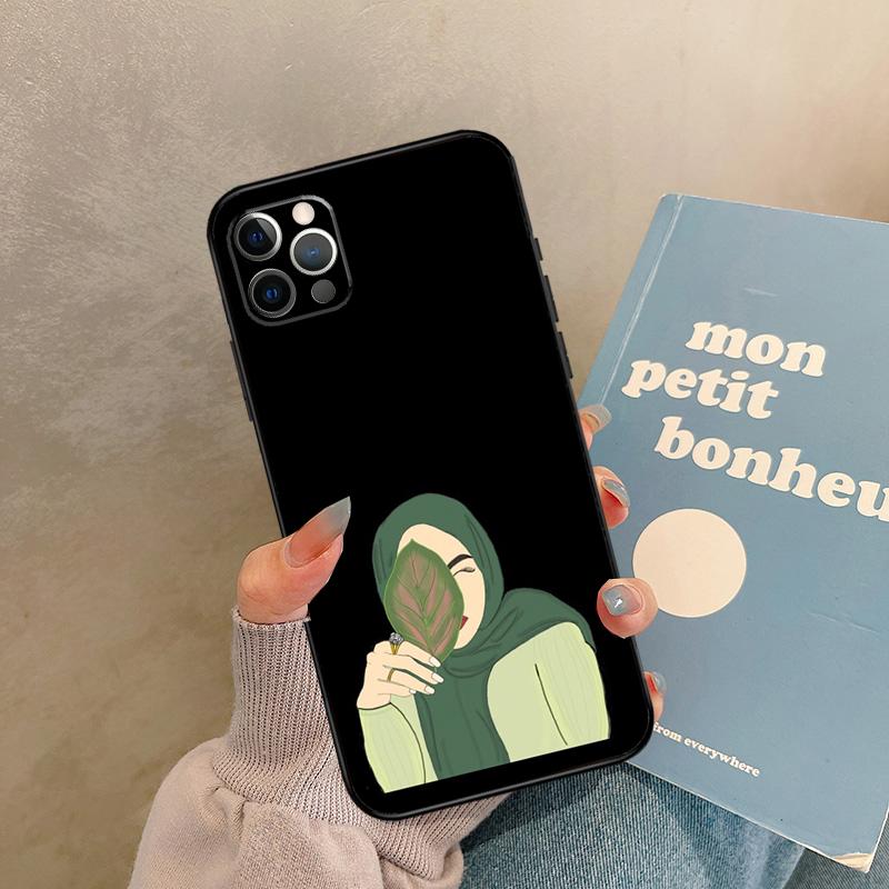 Muslim Arabic Hijab Girl Phone Case For iPhone 17 Pro Max Cover Coque For iPhone 17 Air 17 Pro Capa