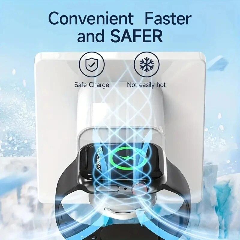 Magnetic Wireless Watch Charger For Apple Watch Series IWatch Ultra 8 7 6 5 4 3 2 Portable Type C USB Fast Charging Station Dock