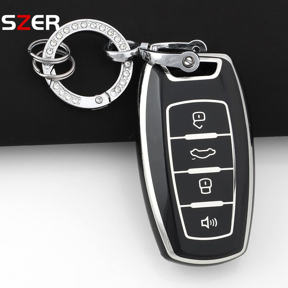 Fashion Tpu Car Key Case Cover For Great Wall Haval Jolion  H6 H7 H4 H9 F5 F7 F7X F7H H2S Gmw Dargo Protected Shell Keychain