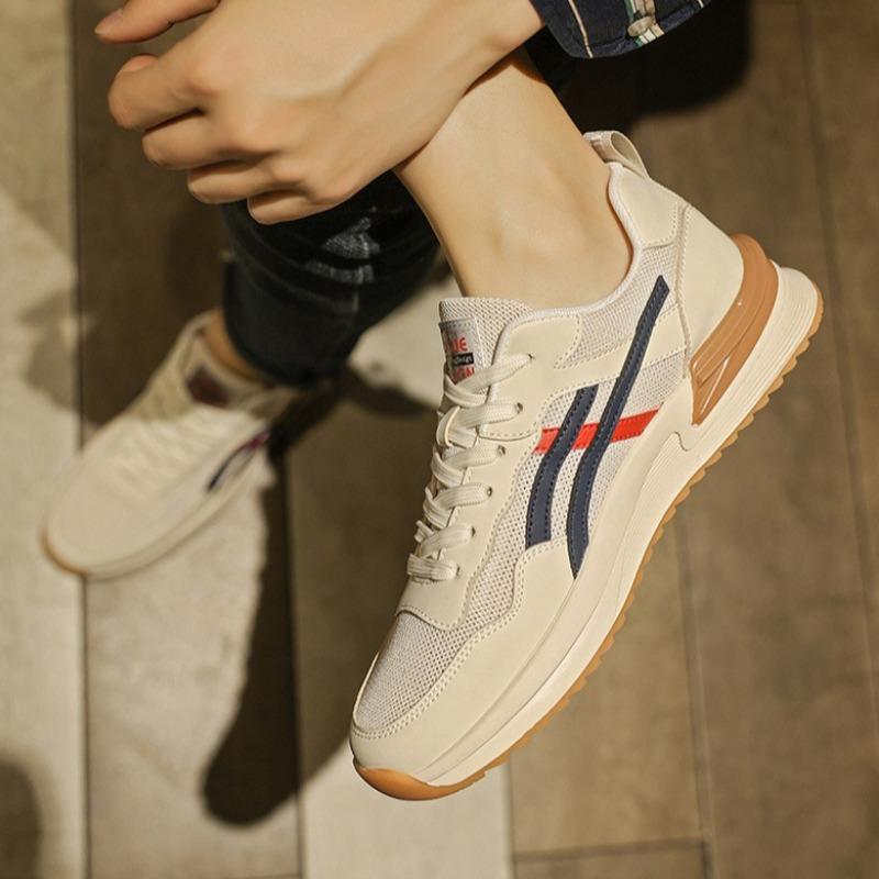 Trend Summer Men's Casual Sneakers Hot Sale Men Mesh Breathable Platform Sport Shoes Damping Wear-resistant Hiking Shoes Zapatos