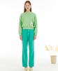 UNKNOWN PLANET Wide Dyed Pants Green